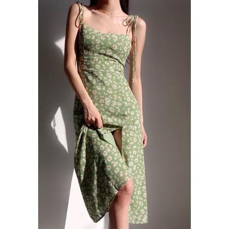 GREEN DAISY HALTER DRESS sélection de produits