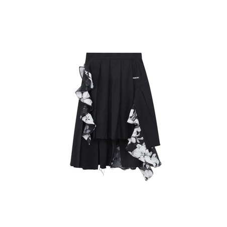 ASYMMETRICAL HALF SKIRT pas cher 