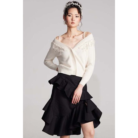 RUFFLED HALF SKIRT prix