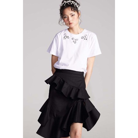 RUFFLED HALF SKIRT prix