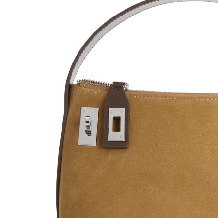 SILVER SUEDE HOBO BAG store