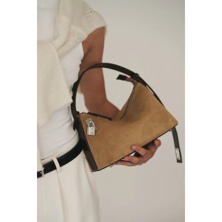 SILVER SUEDE HOBO BAG store