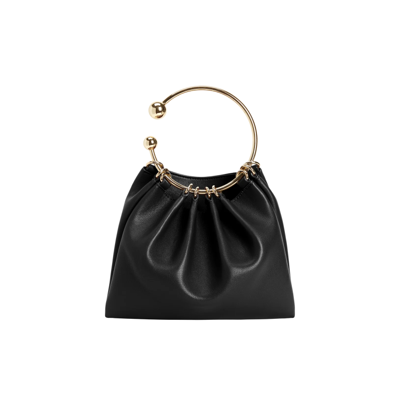 BLACK RING HANDLE BAG une grave pollution 