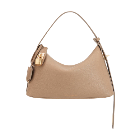 GOLD BEIGE HOBO BAG pas cher