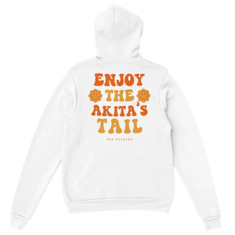 Hoodie Enjoy The Akita's Tail 🐌 Comparez plus de prix