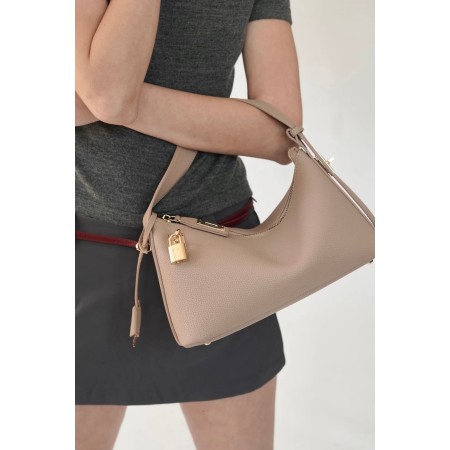 GOLD BEIGE HOBO BAG pas cher