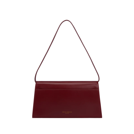 DARK CHERRY SHOULDER BAG en linge