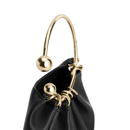 BLACK RING HANDLE BAG une grave pollution 