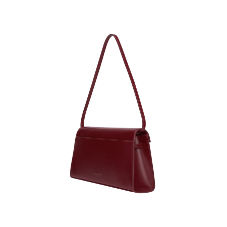 DARK CHERRY SHOULDER BAG en linge