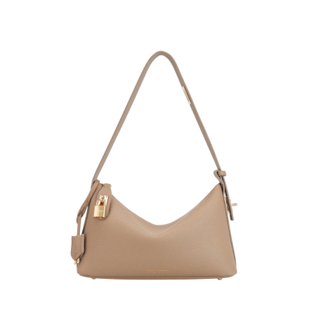 GOLD BEIGE HOBO BAG pas cher