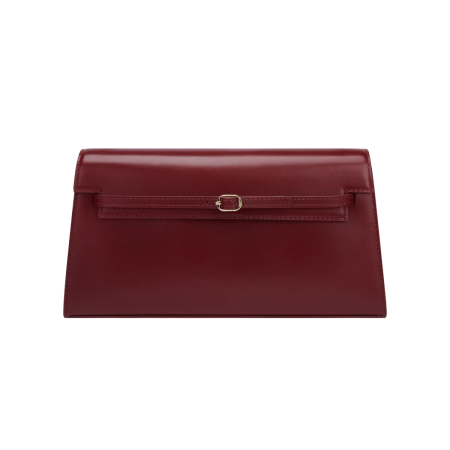 DARK CHERRY SHOULDER BAG en linge