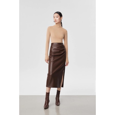 LEATHER SKIRT JUSQU'A -70%! 