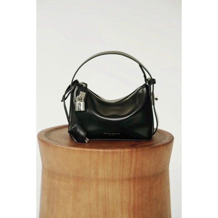 MINI SILVER BALCK HOBO BAG outlet