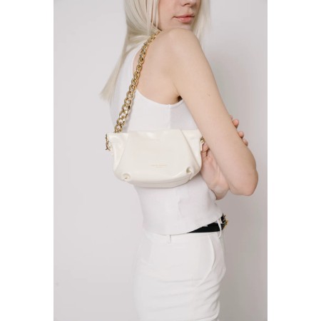 CREAM CROISSANT BAG pas cher 