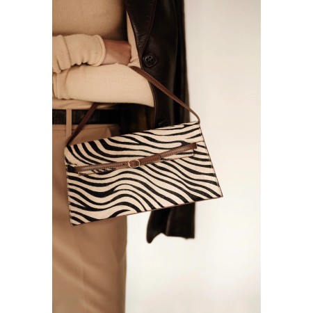 ZEBRA SHOULDER BAG de pas cher