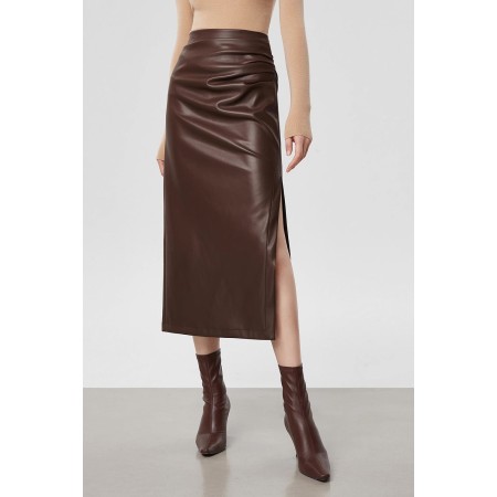 LEATHER SKIRT JUSQU'A -70%! 