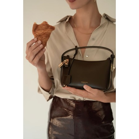 MINI GOLD CHOCOLATE HOBO BAG livraison et retour toujours gratuits