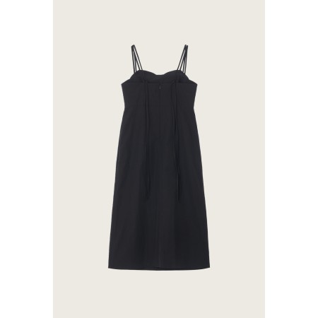 HEART STRAP MIDI DRESS_BLACK Comparez plus de prix