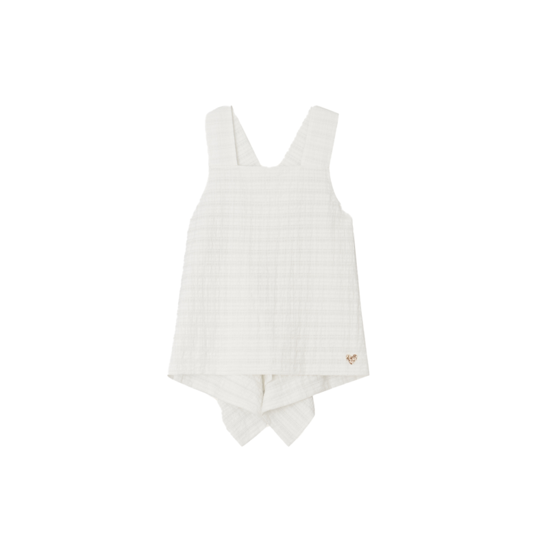 SQUARE CROSS BACK TOP_WHITE Livraison rapide