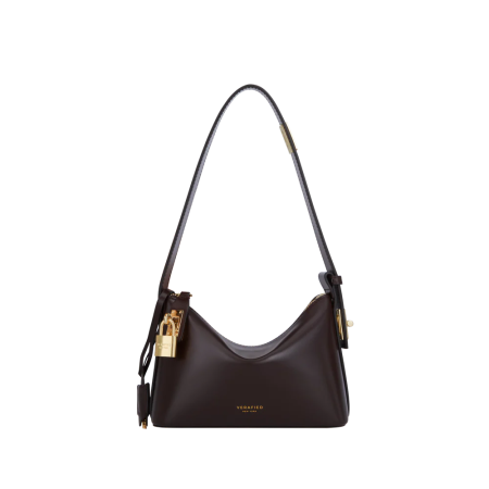 MINI GOLD CHOCOLATE HOBO BAG livraison et retour toujours gratuits