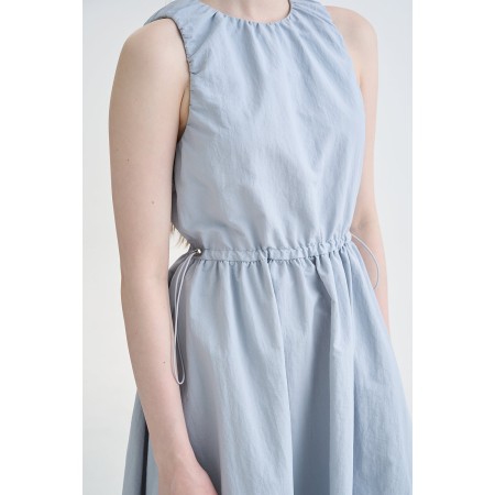 STRING MIDI DRESS_GREY Paris Déstockage Promo