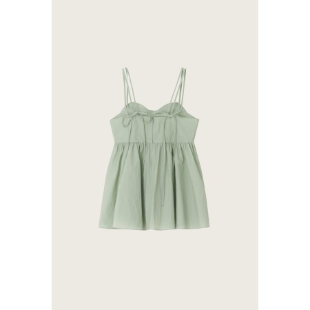 HEART STRAP PEPLUM TOP_MINT des créatures d'habitude