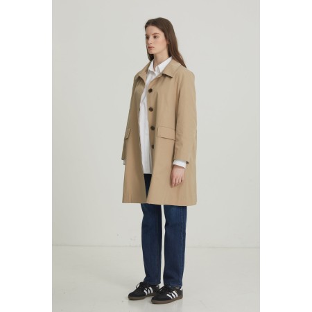 OVERSIZE BALMACAAN COAT_BEIGE Fin de série