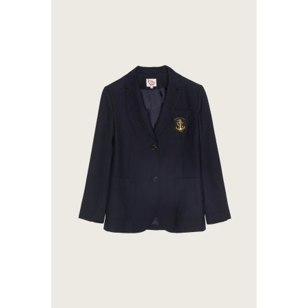 OVERSIZE PREPPY JACKET_NAVY de votre