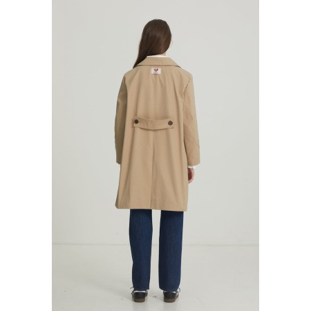 OVERSIZE BALMACAAN COAT_BEIGE Fin de série