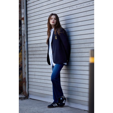 OVERSIZE PREPPY JACKET_NAVY de votre