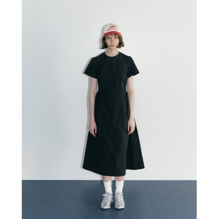 PURFF SLEEVE DRESS_BLACK de votre