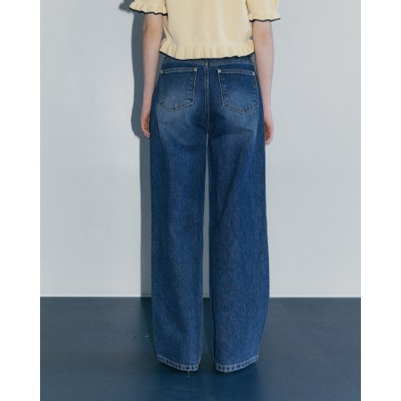 LONG WIDE DENIM PANTS_BLUE le concept de la Pate a emporter 