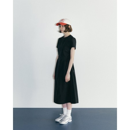 PURFF SLEEVE DRESS_BLACK de votre