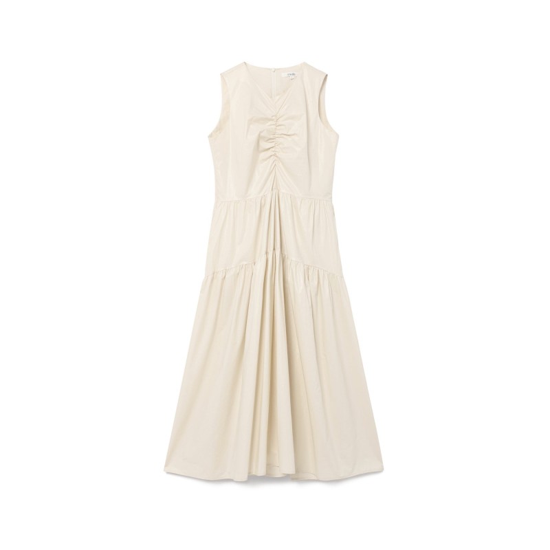 SHINING SLEEVELESS DRESS_IVORY du meilleur 