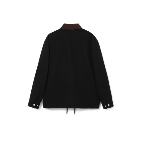 STRING COTTON TWILL FIELD JACKET_BLACK suggérées chez