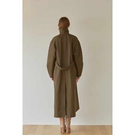 RAGLAN TRENCH COAT_KHAKI Faites des économies