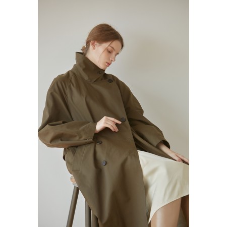 RAGLAN TRENCH COAT_KHAKI Faites des économies