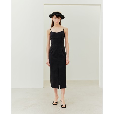 SLIP DRESS_BLACK Le MVP de beaucoup