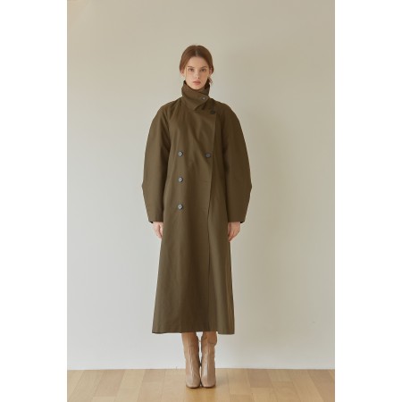 RAGLAN TRENCH COAT_KHAKI Faites des économies