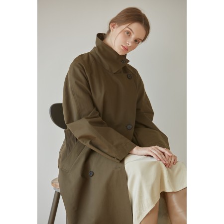 RAGLAN TRENCH COAT_KHAKI Faites des économies