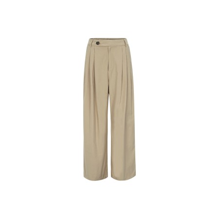 COTTON PINTUCK PANTS_BEIGE pour bénéficier 