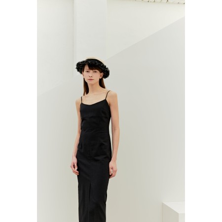 SLIP DRESS_BLACK Le MVP de beaucoup