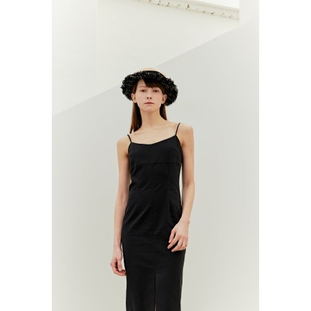 SLIP DRESS_BLACK Le MVP de beaucoup