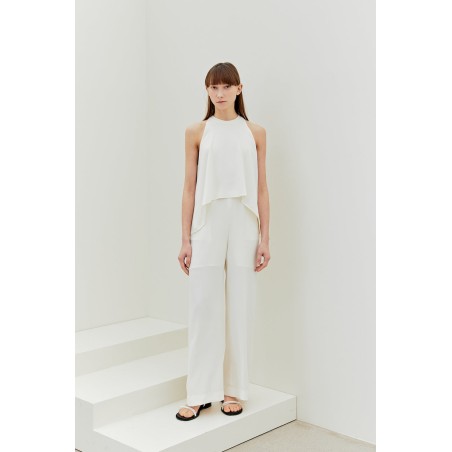 HALTER NECK JUMPSUIT_IVORY prix pour 