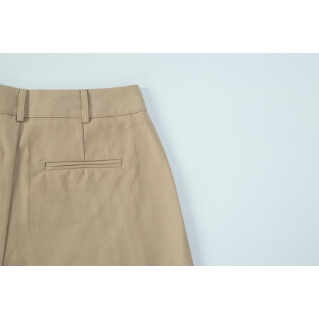 COTTON PINTUCK PANTS_BEIGE pour bénéficier 