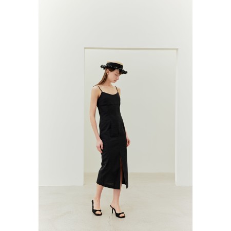 SLIP DRESS_BLACK Le MVP de beaucoup