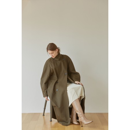 RAGLAN TRENCH COAT_KHAKI Faites des économies