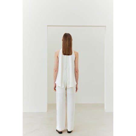 HALTER NECK JUMPSUIT_IVORY prix pour 