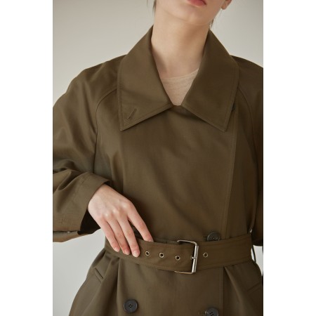 RAGLAN TRENCH COAT_KHAKI Faites des économies