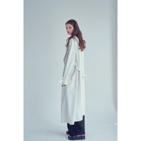 MAXI TRENCH COAT_IVORY suggérées chez